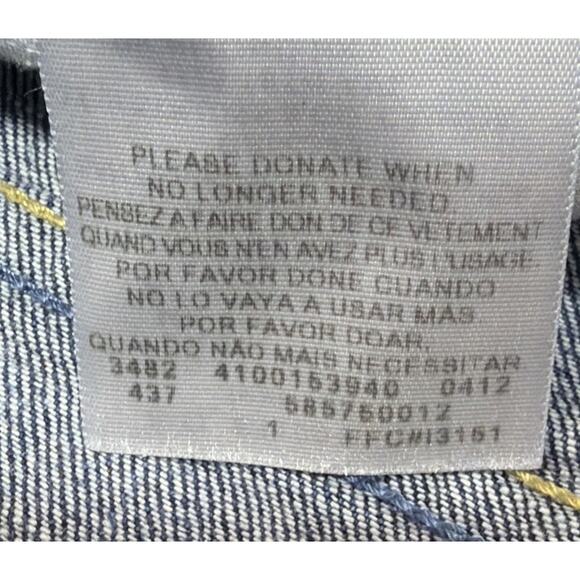 Levis The Original Mid Rise Skinny Jeans Womens 10M Blue Dark Wash Stretch Denim - Picture 5 of 9